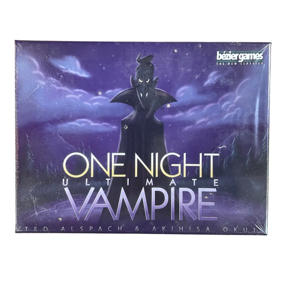 Bezier Games One Night Ultimate Vampire Board Game Unisex Purple Strategy NWT